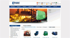 Desktop Screenshot of en.sec-motor.com